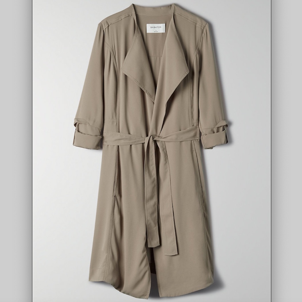 Babaton Flowy Trench Coat